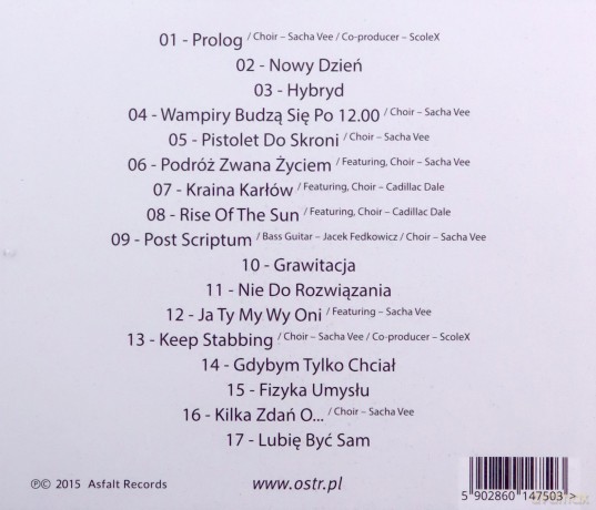 O.S.T.R.: Podróż zwana życiem [CD]