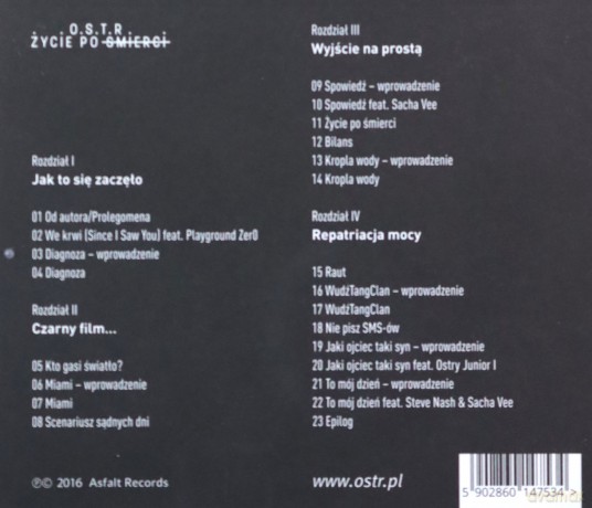 O.S.T.R.: Zycie po śmierci [CD]