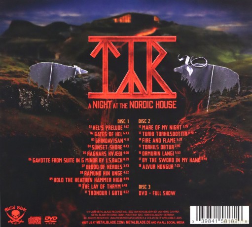 Tyr: A Night At The Nordic House [DVD]+[2CD]