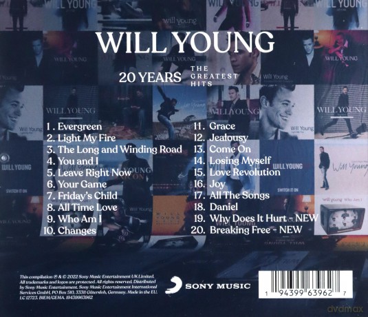 Will Young: 20 Years: The Greatest Hits [CD]