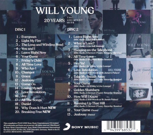 Will Young: 20 Years: The Greatest Hits [2CD]