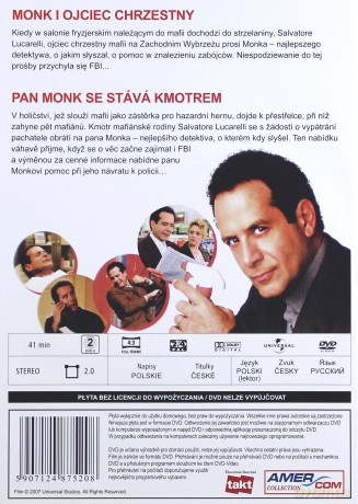 Monk 32: Monk i ojciec chrzestny [DVD]