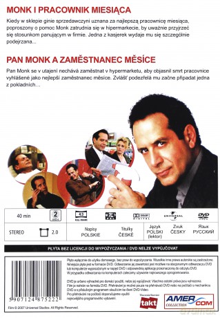 Monk 34: Monk i pracownik miesiąca [DVD]