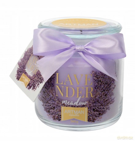 ARTMAN Świeca zapachowa Lavender Meadow słoik mały-360g