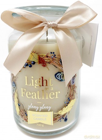 ARTMAN Świeca zapachowa Light as a Feather słoik duży-700g