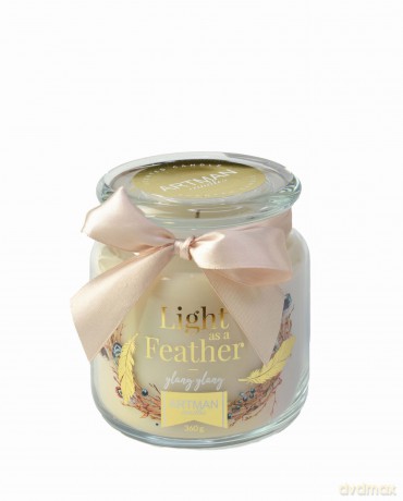ARTMAN Świeca zapachowa Light as a Feather słoik mały-360g