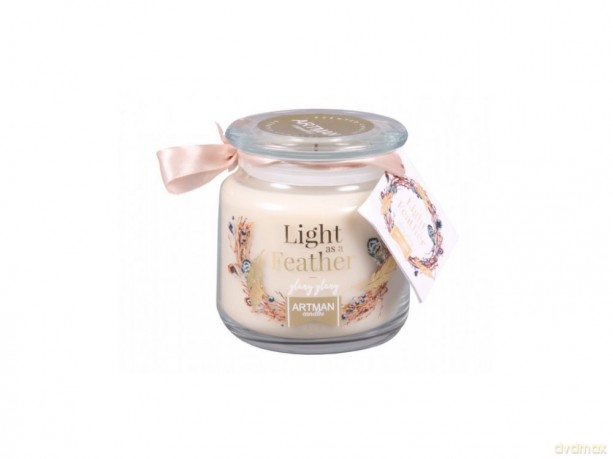 ARTMAN Świeca zapachowa Light as a Feather słoik mały-360g