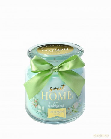 ARTMAN Świeca zapachowa Sweet Home Hibiscus słoik mały-360g