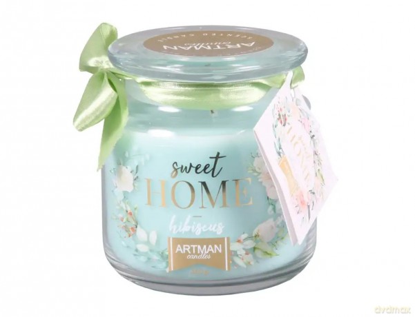 ARTMAN Świeca zapachowa Sweet Home Hibiscus słoik mały-360g