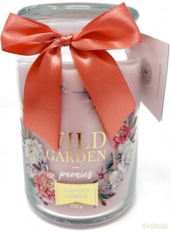 ARTMAN Świeca zapachowa Wild Garden Peonies słoik duży-700g
