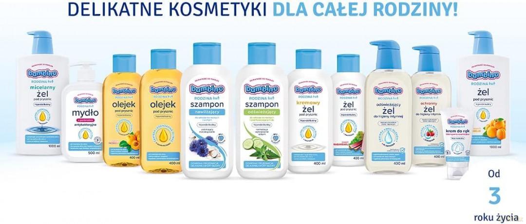 Bambino Rodzina Szampon wzmacniający do włosów cienkich i delikatnych 400 ml