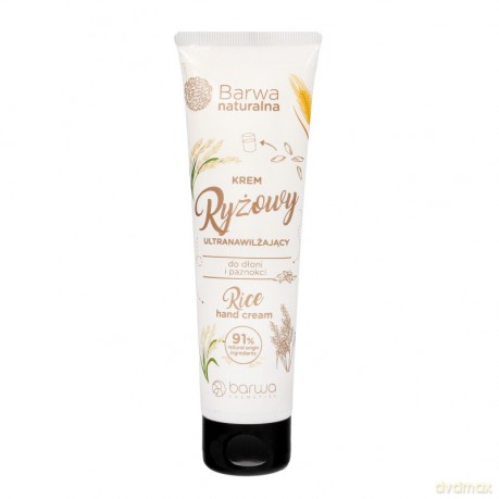 BARWA NATURALNA KREM D/RĄK RYŻOWY 100ML