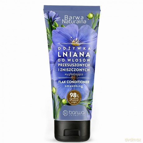 BARWA Naturalna Lniana Odżywka wygładzająca do włosów przesuszonych i zniszczonych 200 ml