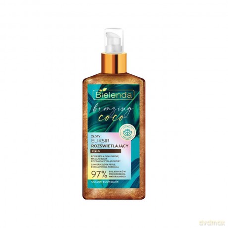 Bielenda Bronzing Coco Złoty Eliksir rozświetlający do ciała 150 ml