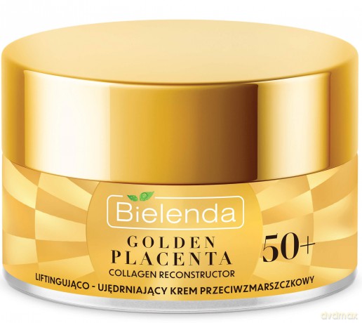 Bielenda Golden Placenta 50+ Liftingująco - Ujędrniający Krem przeciwzmarszczkowy na dzień i noc 50 ml