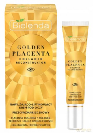 Bielenda Golden Placenta Nawilżająco - Liftingujący Krem pod oczy przeciwzmarszczkowy 15ml