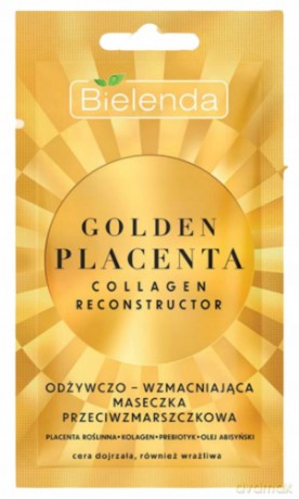 Bielenda Golden Placenta Odżywczo - Wzmacniająca Maseczka przeciwzmarszczkowa 8ml