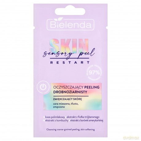 Bielenda Skin Restart Sensory Peel Oczyszczający Peeling drobnoziarnisty - zmiękczający skórę 8g