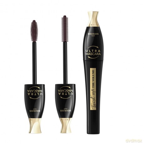 Bourjois Twist up the Volume Mascara 2w1 - nr 002 Ultra Brown 8ml