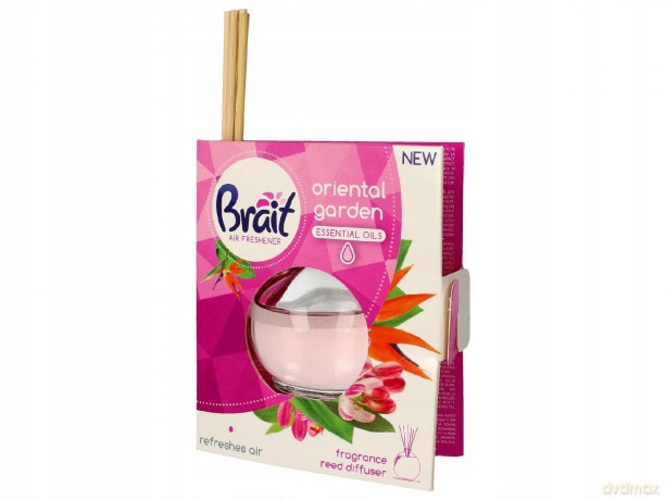 Brait Air Freshener Patyczki odświeżające + Płyn Oriental Garden(4 szt.+40 ml)