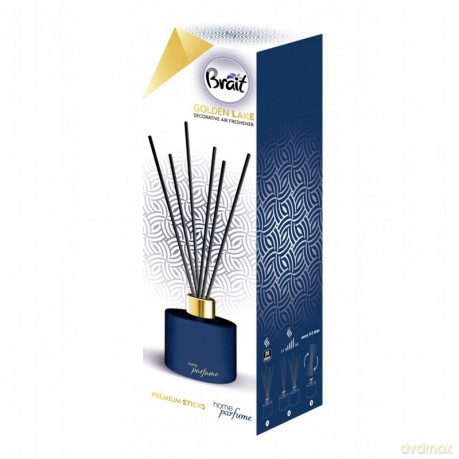 Brait Home Parfum Sticks Patyczki odświeżające + Olejek Golden Lake 100 ml