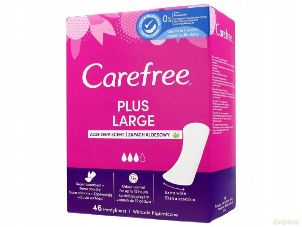 Carefree Plus Large Aloe Wkładki higieniczne-46szt