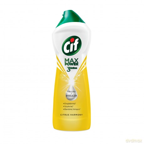 Cif Max Power Mleczko do czyszczenia z wybielaczem Citrus Harmony 1001g