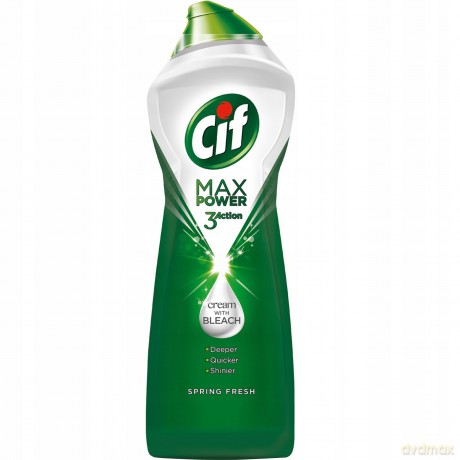 Cif Max Power Mleczko do czyszczenia z wybielaczem Spring Fresh 1001g