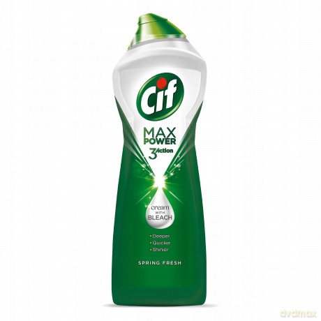 Cif Max Power Mleczko do czyszczenia z wybielaczem Spring Fresh 1001g
