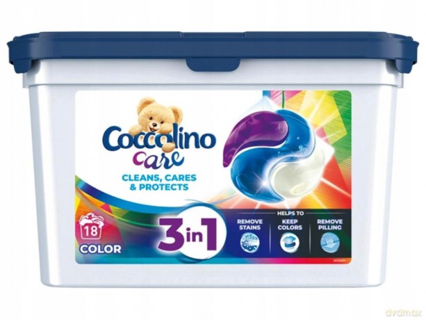 Coccolino Care Caps Kapsułki do prania 3in1 Color (18 prań) 486g
