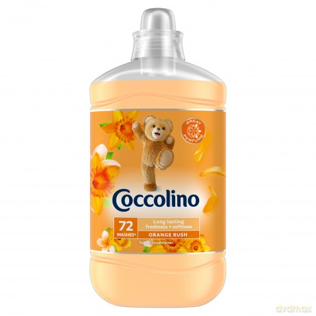 Coccolino Płyn do płukania tkanin Orange Rush 1800 ml (72 prania)