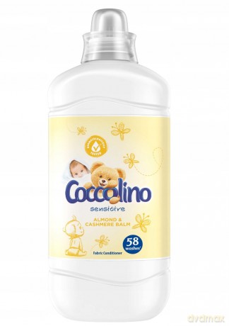 Coccolino Płyn do płukania tkanin Sensitive Almond&Cashmere Balm 1450 ml (58 prań)