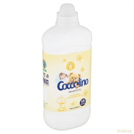Coccolino Płyn do płukania tkanin Sensitive Almond&Cashmere Balm 1450 ml (58 prań)