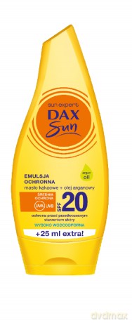 DAX OP Emulsja SPF20 m.kakaowe i olej argan.2018