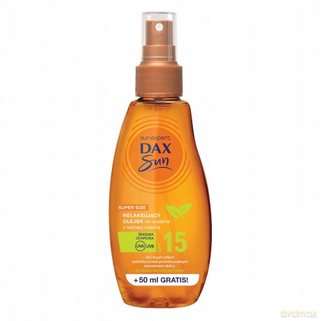 DAX OP Olejek d/opalania z herbatą matcha SPF15