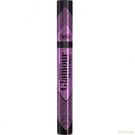 Delia Cosmetics Glamour Tusz do rzęs 3w1 pogrubiająco-wydłużająco-wrażliwa