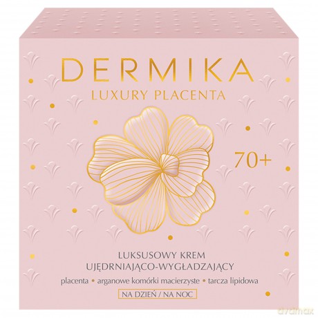 Dermika Luxury Placenta 70+ Luksusowy Krem ujędrniająco - wygładzający na dzień i noc 50 ml
