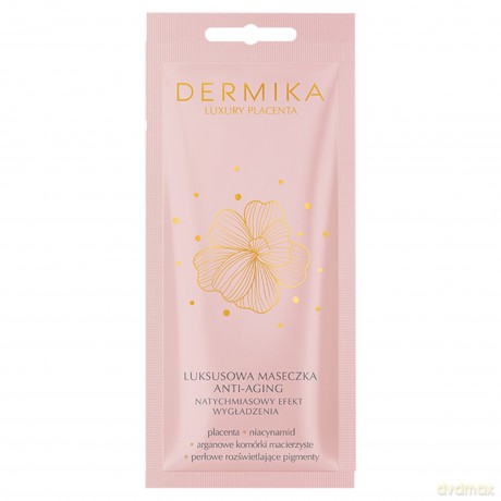 Dermika Luxury Placenta Luksusowa Maseczka anti-aging - natychmiastowy efekt wygładzenia 10 ml
