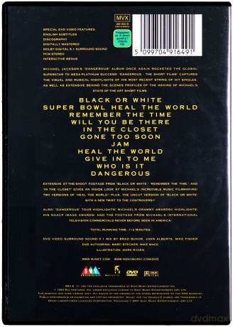 Michael Jackson: Dangerous - The Short Films [DVD]