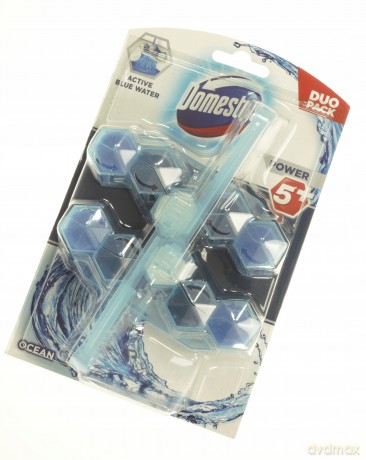 Domestos Ocean DUO Kostka WC Power 5 koszyk - Active Blue Water 2 x 53g