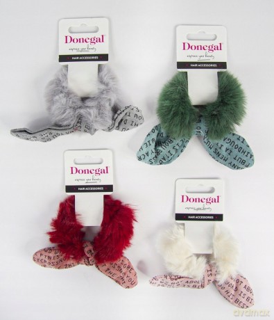 DONEGAL Ozdoby do włosów - gumka (FA-5674) - mix kolorów