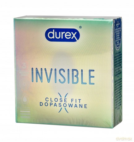 Durex Prezerwatywy Invisible Dopasowanie 3szt.