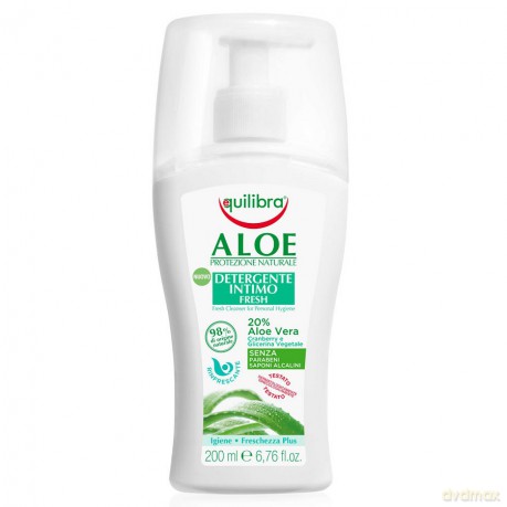 Equilibra Aloe Natural Protection Żel do higieny intymnej odświeżający 200 ml