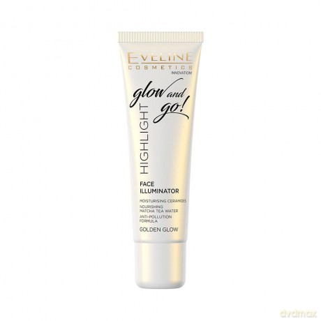 Eveline Glow and Go Rozświetlacz do twarzy Golden Glow 20 ml