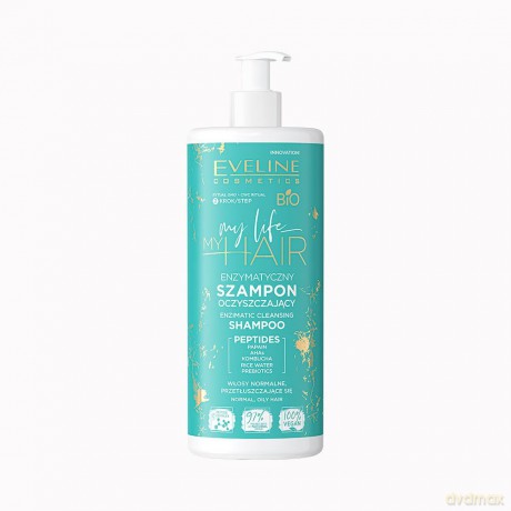 Eveline My Life My Hair Enzymatyczny Szampon oczyszczający do włosów normalnych i przetłuszczających się 400 ml