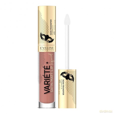 Eveline Pomadka w płynie Variete Satin Matt nr 01 4.5ml