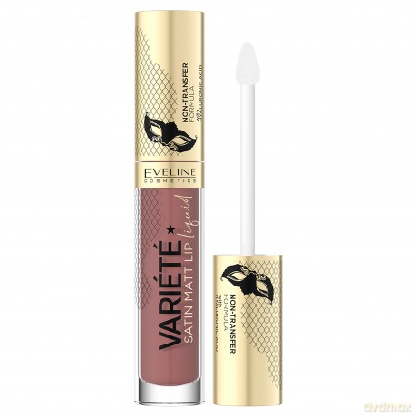 Eveline Pomadka w płynie Variete Satin Matt nr 04 4.5ml
