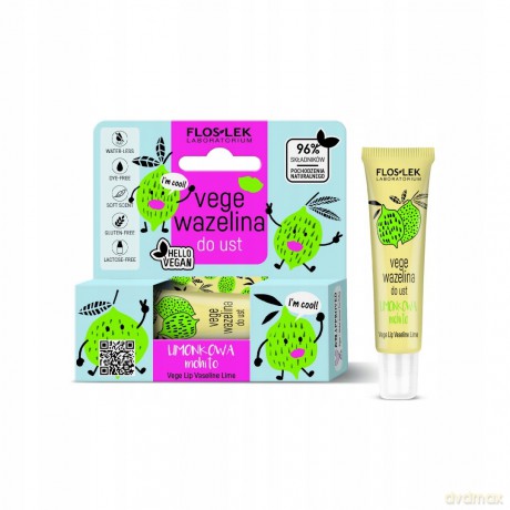 Floslek Lip Care Vege Wazelina do ust Mohito - limonkowa 10g
