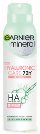 Garnier Mineral Dezodorant w sprayu 72H Hyaluronic Care - Sensitive 150 ml