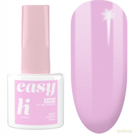 Hi Lakier 604 Easy Happy Pink 3w1